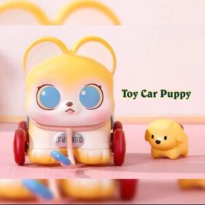 Pop Mart Fubobo "Toy Car Puppy" Blind Box Figure — Like New Kawaii Collectible